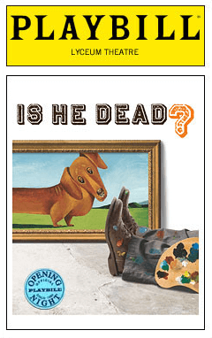 Is He Dead? Limited Edition Official Opening Night Playbill 
